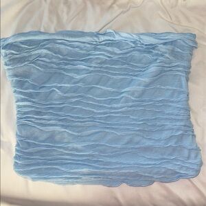 Princess Polly Baby Blue Ruffled Tube Top